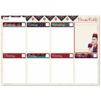 Frida Kahlo Planificador semanal A4