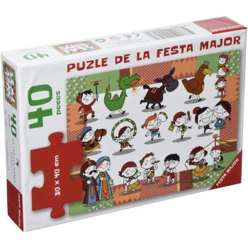 Expositor Cultura Popular - El Cep i la Nansa edicions: Puzle de la Festa Major, El: 21 - Glòria Fort Mir