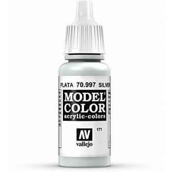 Vallejo Model Color Pintura Acrílica, Plateado