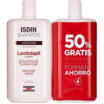ISDIN Lambdapil Tratamiento Champú Anticaída - Set 2 x 400 ml.