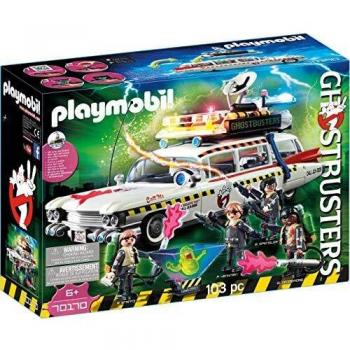 PLAYMOBIL Ghostbusters Ecto-1A con Módulo de Luz y Sonido, a Partir de 6 Años