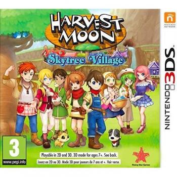 Harvest Moon: Skytree Village - Juego para Nintendo 3DS, compatible con consola Nintendo 3DS, juego de simulación agrícola y vida en la granja, permite cultivar, criar animales y construir relaciones con personajes del pueblo