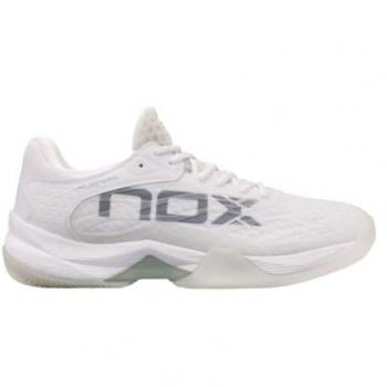 Nox Zapatillas De Pádel At10 Lux Blanco Gris Calatluxblgr