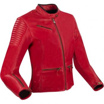 Chaqueta de Moto Segura Curve Mujer Roja 42