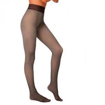 Panty térmico transparente mujer YSABEL MORA 16610, 190 den, color negro, tallas SG/XL y XL