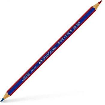 Faber-Castell - Blister 3 ecolápices bicolor fino Faber Castell rojo y azul