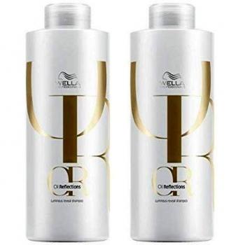Wella Professionals Oil Reflections Luminous Reveal Shampoo 1000ml - Shine and Softness Enhancing Hair Care