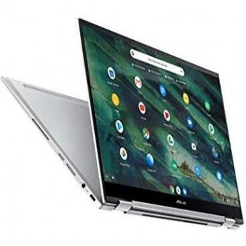 Portátil Convertible ASUS para Educación Modelo C436 con Procesador i3-10110U, 8GB de RAM, Disco Duro SSD de 256GB y Pantalla Táctil de 14 Pulgadas - Color Champagne