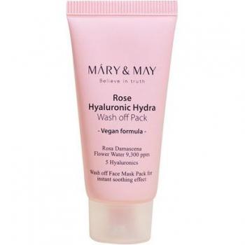Mary&May Rose Hyaluronic Hydrating Wash-Off Mask - 30g