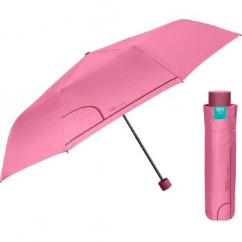 Paraguas mujer plegable 54/8 manual colores lisos Perletti Time