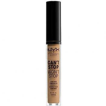 Nyx Professional Makeup Corrector No Comedogénico, Waterproof Y De Larga Duración Can'T Stop Won'T Stop 24H Tono 13 Golden Para Pieles Oscuras