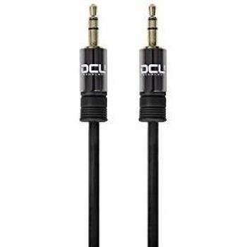 DCU TECNOLOGIC - Conexion Jack 3,5 St.M - 3,5 St. M Negro 1,5M