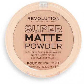 Revolution - Polvos compactos Super Matte - Beige 6 g, Polvos Matificantes en tono Beige