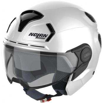 Nolan Casco Jet N30-4 T Classic Blanco Metal 5