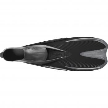 Seac Speed Aleta con Zapato Cerrado, Unisex, Negro, 34-35