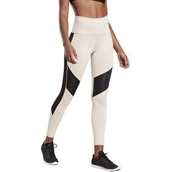 Reebok LM Mesh Tight Mallas, Mujer, Stucco, M