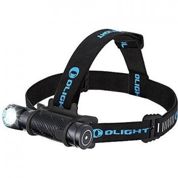 OLIGHT Perun 2 LED Linterna de Cabeza Multifuncional 2500 Lúmenes, Lámpara Frontal Recargable con Cable de Carga USB Magnético MCC3 y Batería 4000mAh 21700 Personalizada