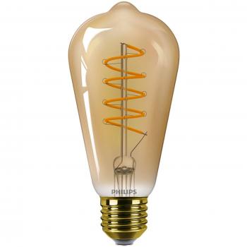Philips MASTER E27 Dimmable LED Filament Bulb 4W 250lm Extra Warm Amber