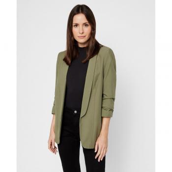 Blazer de mujer con mangas 3/4 y cuellos de solapa