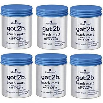 Schwarzkopf got2b Beach Matt Surfer Look Matt Paste, 100ml