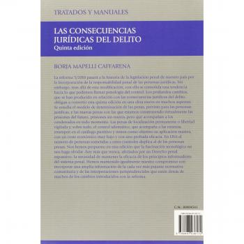 Las consecuencias jurídicas del delito - Mapelli Caffare