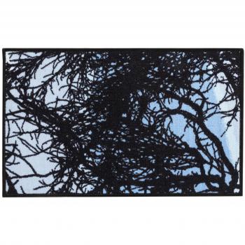 Vallila KELOHONKA de árboles Felpudo con impresión, luz Azul, 50 x 80 cm