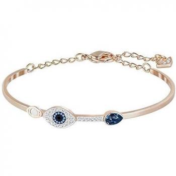 Swarovski Duo Evil Eye Bangle Mixed Plating