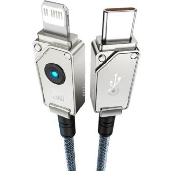 Cable Baseus de Carga Rápida USB-C a Lightning, 20W, 1m, Irrompible, Azul