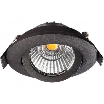 Foco empotrado LED Dione 8.5W 750lm 4000K negro regulable