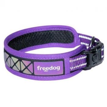 Freedog Collar Boreal Lila Ajustable para Perros de 43-52cm - Ideal para Paseos y Entrenamiento