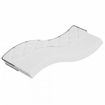 Colchón de espuma medio suave 70x200 cm con funda lavable y doble cara