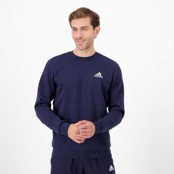 Adidas Essentials Fleece Sweatshirt - Feelcozy - Legend Ink/White - Men's Size S