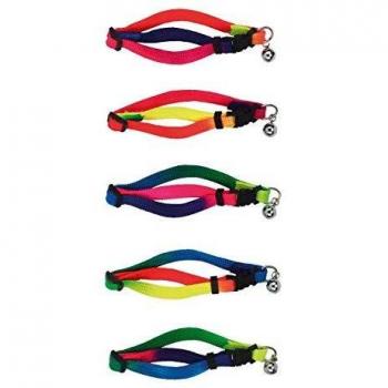 Kerbl Collar de Seguridad arcoíris para Gato