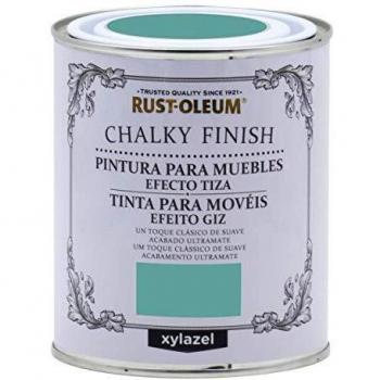 Rust-Oleum Chalky Finish Turquesa 125 ML BRUGUER, Negro