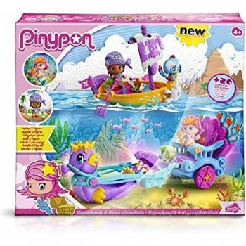 Pinypon Carruaje de sirenas y bote pirata, surtido
