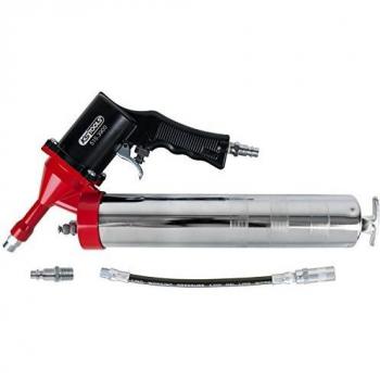 KS Tools 515.3900 Pistola de engrasar neumática con manguera flexible y tobera