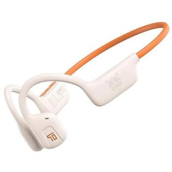 Auriculares Inalámbricos Onikuma T37 TWS con Conducción de Aire, Bluetooth 5.3, 10 horas de batería, Color Crema/Naranja