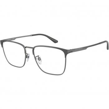 Gafas Graduadas Emporio Armani EA 1146D 3010 Asian Fit para Hombre Gunmetal con Lentes Recetadas 56