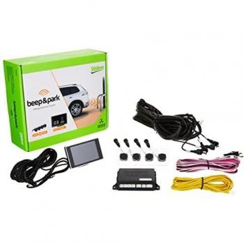 VALEO Beep & Park Kit Sensores de aparacamiento con 4 sensores + pantalla LCD - montaje delantero o trasero 632201