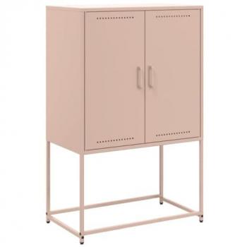 Mueble para TV de acero blanco 100,5x39x60,5 cm