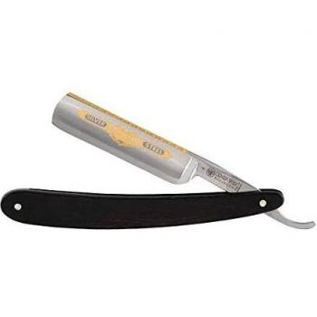 Navaja de Afeitar DOVO PRIMA 5/8 en Acero Carbono con Mango de Ébano, Hecha a Mano en Solingen
