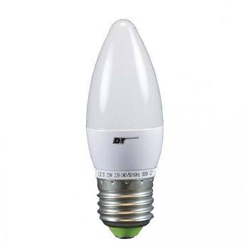 BOMBILLA MINI VELA LED 4W E-27 FRÍA