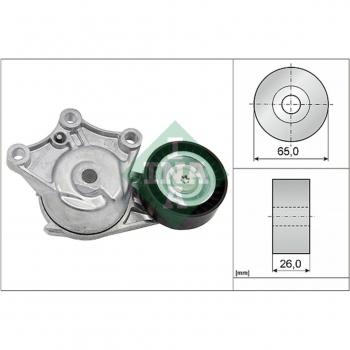 Tensor de correa acanalada en V INA 534 0428 10, Brazo tensor para correa poli V INA 534 0428 10