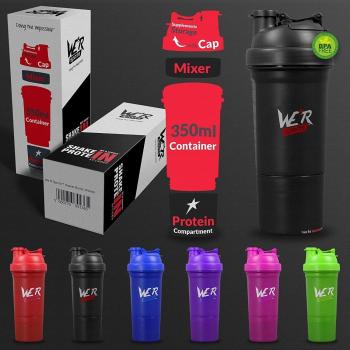 We R Sports - Botella Mezcladora Para Batido De Proteínas