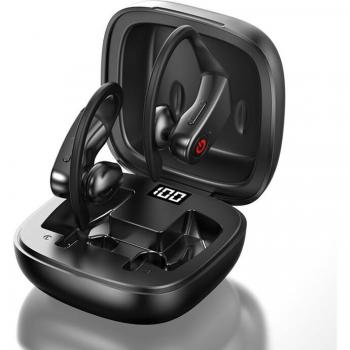 Auriculares Inalámbricos GAINBANG B10 con Bluetooth, Pantalla LED, Estéreo, Cancelación de Ruido, Deportivos, Resistentes al Agua y Micrófono