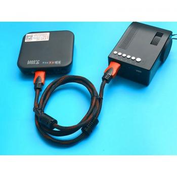 Proyector Mini Portátil HD 1080P con Soporte para Tarjeta TF y Durabilidad para Cine en Casa AS99