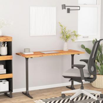 Tablero de Escritorio Rectangular de Madera Maciza de Acacia 120x60x2,5 cm