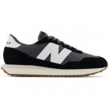New Balance 237 Men's Casual Sneakers Black Suede Leather 2024