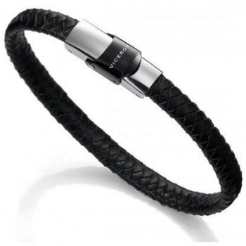 Pulsera Viceroy Fashion de acero bicolor e ip negro para hombre. Correa negra