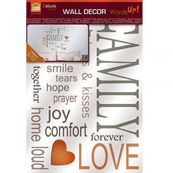 Pegatina Familiar Amor 47.5 x 70 cm Multicolor